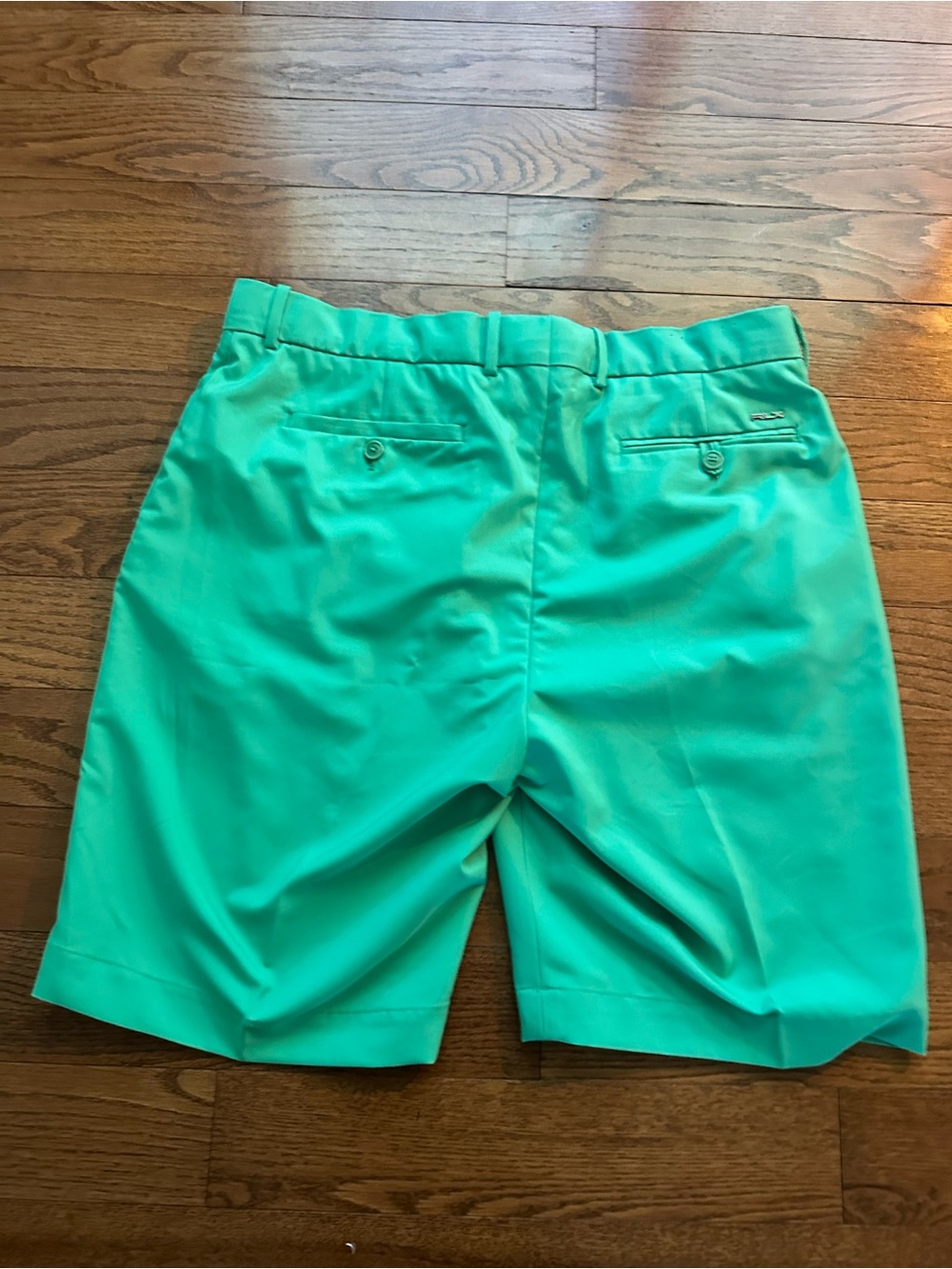 Ralph Lauren RLX Men's Flat-Front Classic Fit Golf Shorts Green Size 34 Pockets - Picture 4 of 8